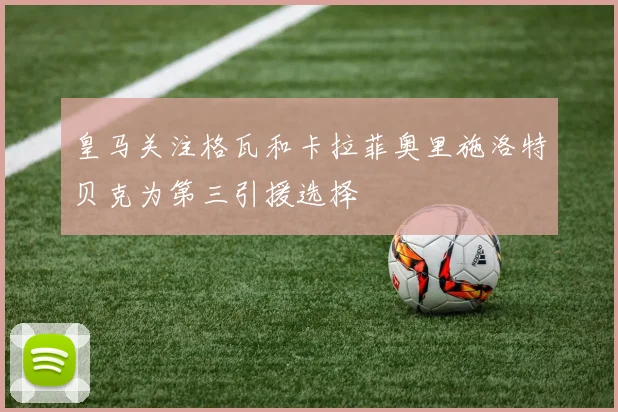 皇马关注格瓦和卡拉菲奥里施洛特贝克为第三引援选择